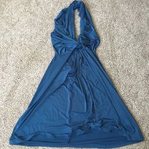 Dramatic back cocktail dress